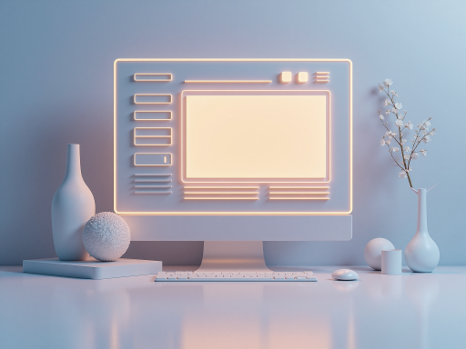 电商平台界面截图，包含商品列表，购物车图标，现代化设计风格，蓝色主题色调